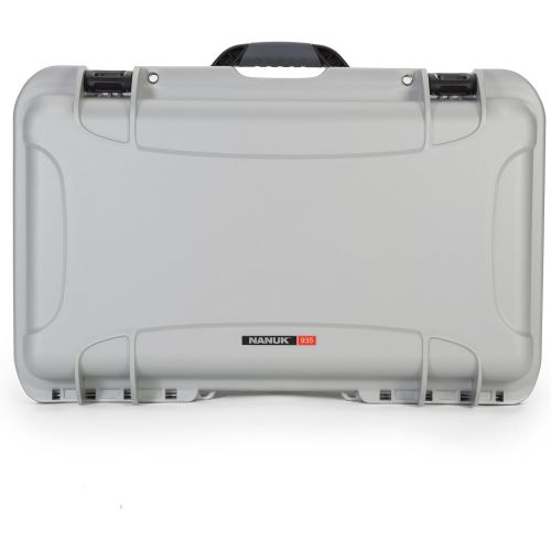  Nanuk 935 Waterproof Carry-On Hard Case with Wheels Empty - Silver