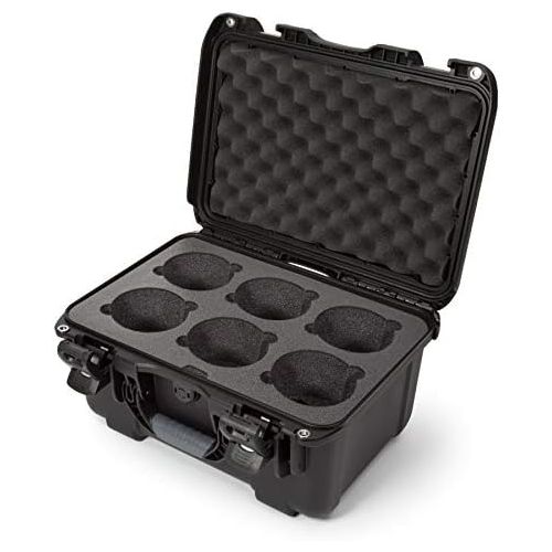 Nanuk 918 Waterproof Hard Case with Custom Foam Insert for 6 Lenses - Black