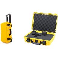 Nanuk 935 Waterproof Carry-On Hard Case with Wheels and Foam Insert - Yellow & 910 Waterproof Hard Case with Foam Insert - Yellow