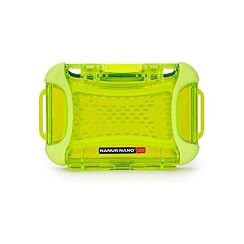  Nanuk 320-0002 Nano Series Waterproof Medium Hard Case for Phones, Cameras and Electronics (Lime)