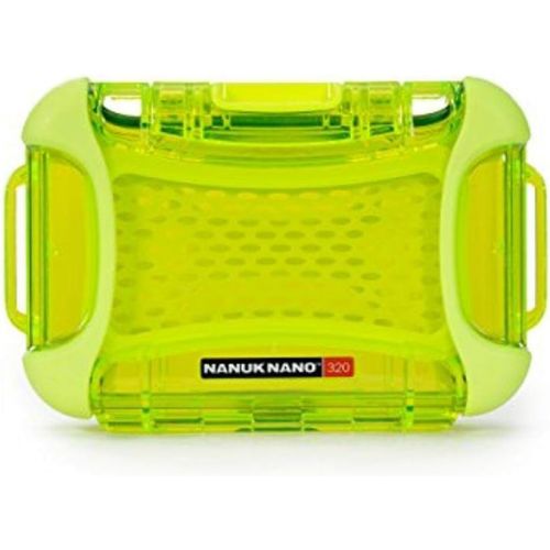  Nanuk 320-0002 Nano Series Waterproof Medium Hard Case for Phones, Cameras and Electronics (Lime)