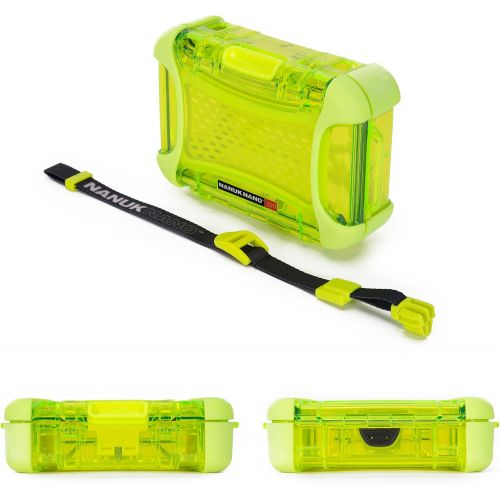  Nanuk 320-0002 Nano Series Waterproof Medium Hard Case for Phones, Cameras and Electronics (Lime)