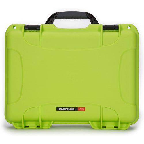  Nanuk 910 Waterproof Carry-on Hard Case with Foam Insert for DJI Mavic Mini 2 Fly More - Lime