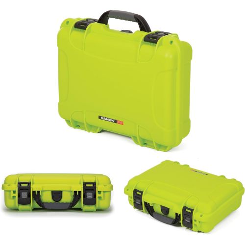  Nanuk 910 Waterproof Carry-on Hard Case with Foam Insert for DJI Mavic Mini 2 Fly More - Lime