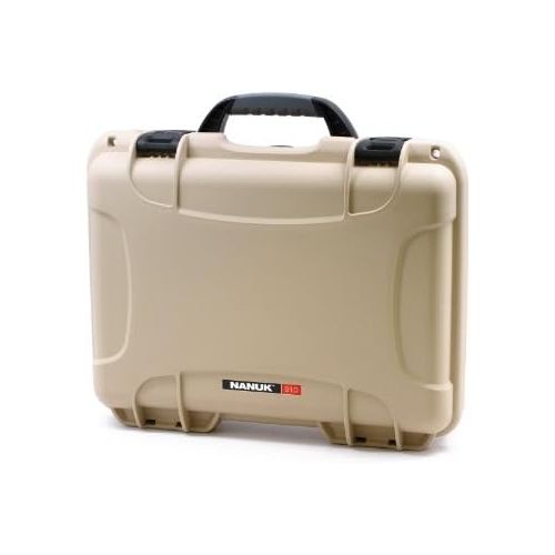  Nanuk 910 Professional Hand Gun/Pistol Case, Military Approved, Waterproof and Shockproof - Tan