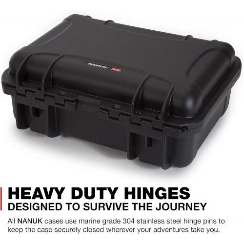  Nanuk DJI Drone Waterproof Hard Case with Custom Foam Insert for DJI Mavic PRO - Black