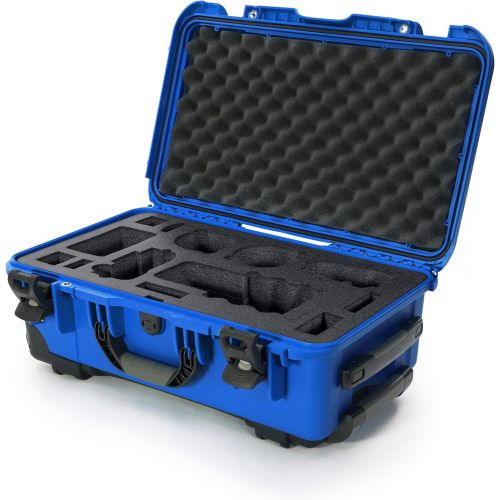  Nanuk 935 Waterproof Carry-On Hard Case with Custom Foam Insert for Sony A7R Size Camera w/Wheels - Blue (935-ESON8)