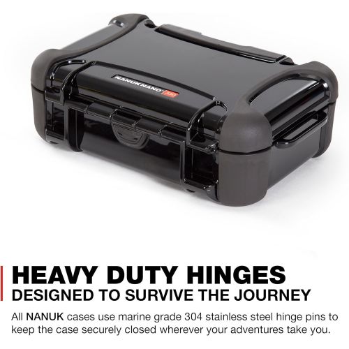  Nanuk 330-0001 Nano Series Waterproof Large Hard Case for Phones, Cameras and Electronics (Black)