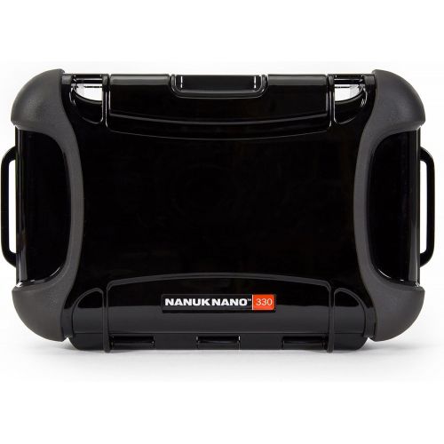  Nanuk 330-0001 Nano Series Waterproof Large Hard Case for Phones, Cameras and Electronics (Black)