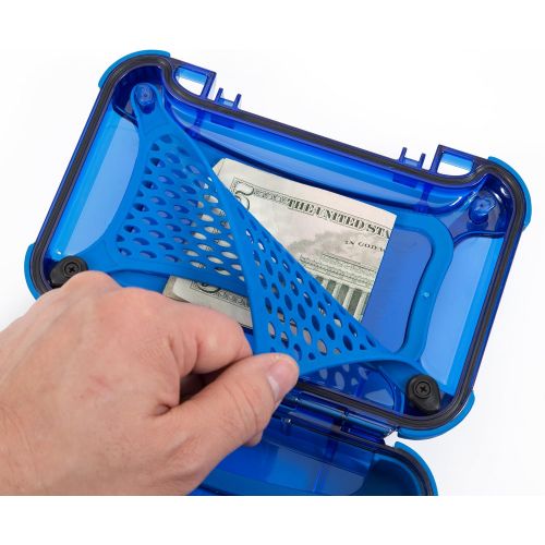  Nanuk 320-0008 Nano Series Waterproof Medium Hard Case for Phones, Cameras and Electronics (Blue)