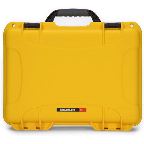  Nanuk 910 Waterproof Carry-on Hard Case with Foam Insert for DJI Mavic Mini 2 Fly More - Yellow