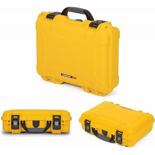  Nanuk 910 Waterproof Carry-on Hard Case with Foam Insert for DJI Mavic Mini 2 Fly More - Yellow