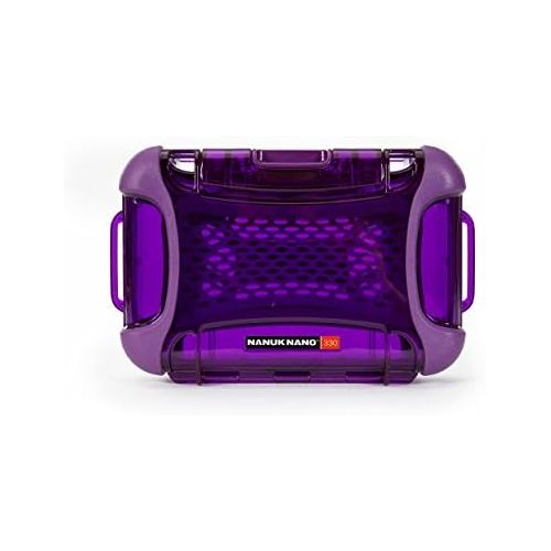  Nanuk 330-0013 Nano Series Waterproof Large Hard Case for Phones, Cameras and Electronics (Purple)