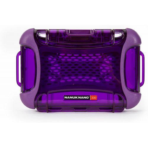  Nanuk 330-0013 Nano Series Waterproof Large Hard Case for Phones, Cameras and Electronics (Purple)