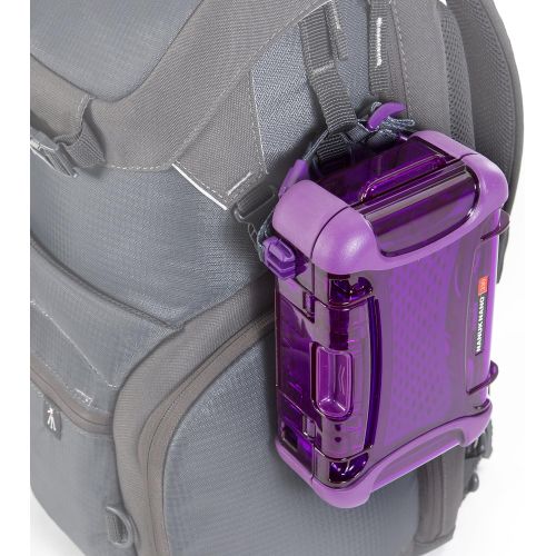  Nanuk 330-0013 Nano Series Waterproof Large Hard Case for Phones, Cameras and Electronics (Purple)