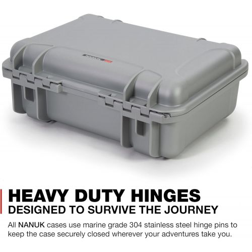  Nanuk 925 Waterproof Carry-on Hard Case with Lid Organizer and Foam Insert for Canon, Nikon - DSLR Body and Lens/Lenses - Black (925-DSLR5)