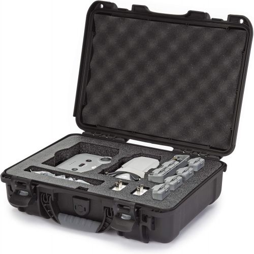  Nanuk 910 Waterproof Carry-on Hard Case with Foam Insert for DJI Mavic Mini 2 Fly More - Black