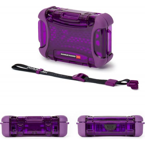  Nanuk 320-0013 Nano Series Waterproof Medium Hard Case for Phones, Cameras and Electronics (Purple)
