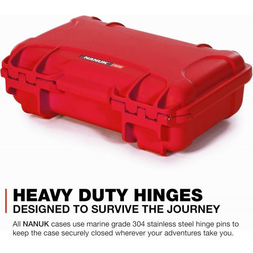  Nanuk 909 Waterproof Hard Case - Red