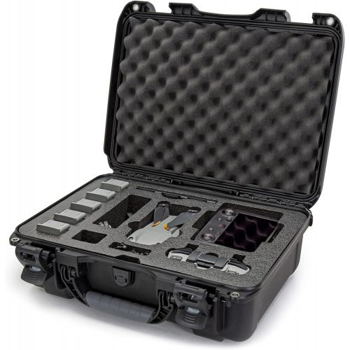  Nanuk Waterproof Hard Case with Foam Insert for DJI Air 2S Fly More Combo & Smart Controller - Black 925-MAVIA2S1