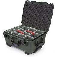 Nanuk Waterproof Hard Case with Wheels and Padded Divider, Olive (950-2006)