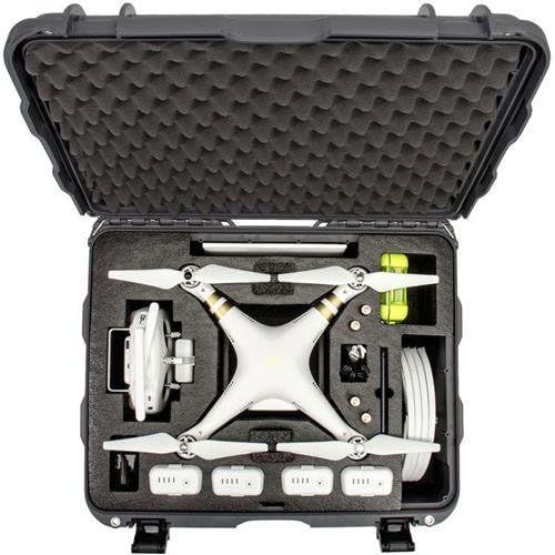  Nanuk 950-DJI6 Waterproof Hard Case with Wheels and Foam Insert for DJI_Phantom 3 - Olive