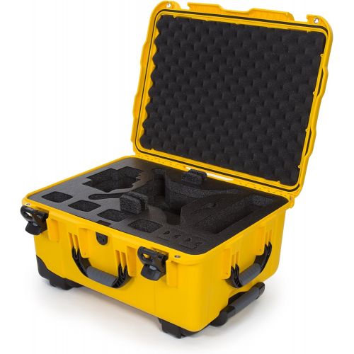  Nanuk 950-DJI4 Waterproof Hard Case with Wheels and Foam Insert for DJI_Phantom 3 - Yellow