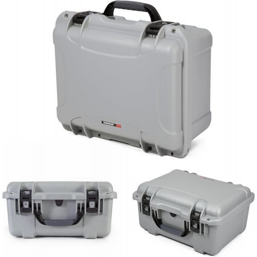  Nanuk 933 Waterproof Hard Case with Padded Dividers - Silver