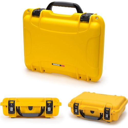  Nanuk 923 Waterproof Hard Case with Padded Dividers - Yellow