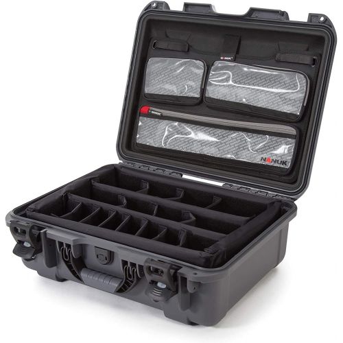  Nanuk 930 Waterproof Hard Case with Padded Dividers - Graphite