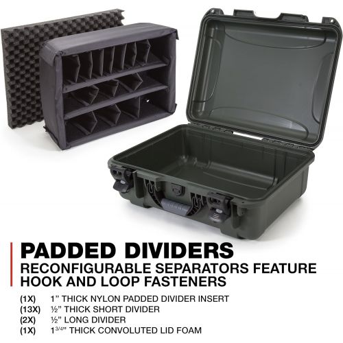  Nanuk 930 Waterproof Hard Case with Padded Dividers - Graphite