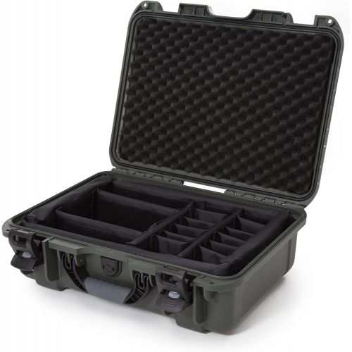  Nanuk 925 Waterproof Hard Case with Padded Dividers - Olive