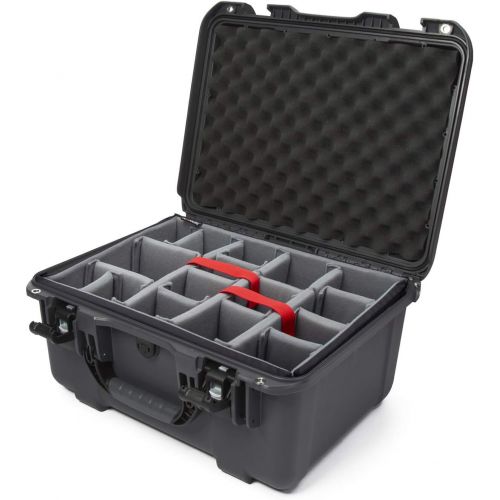  Nanuk 933 Waterproof Hard Case with Padded Dividers - Graphite