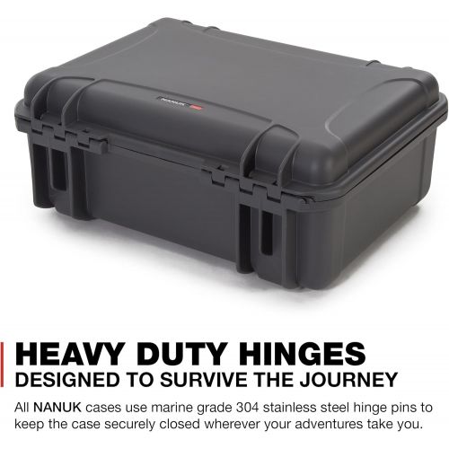  Nanuk Ronin M Waterproof Hard Case with Wheels and Custom Foam Insert for DJI Ronin M Gimbal Stabilizer Systems - 950-RON3 Orange