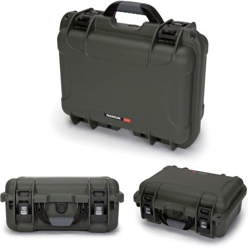  Nanuk 915 Waterproof Hard Case with Padded Dividers - Olive