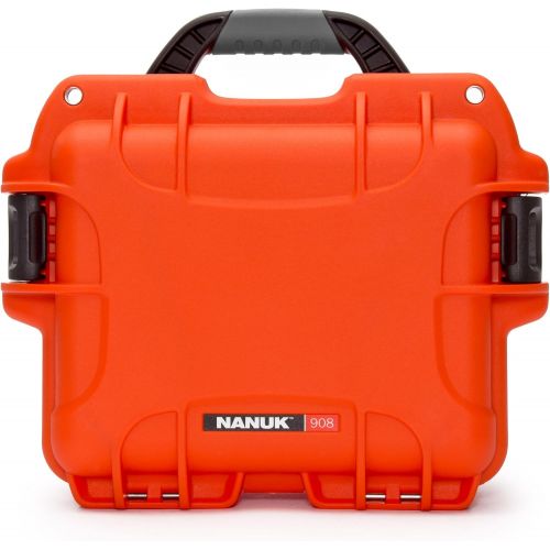  Nanuk 908 Hard Camera Case with Padded Divider, Lime (908-2002)