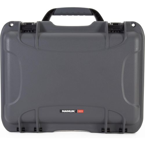  Nanuk 923 Waterproof Hard Case with Laptop Insert Kit - Silver