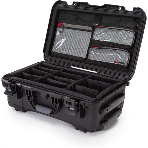  Nanuk 935 Waterproof Hard Case with Wheels and Foam Insert for Sony Mirrorless Cameras and Lenses - Graphite