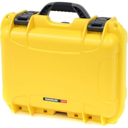  Nanuk 915 Waterproof Hard Case with Foam Insert - Yellow