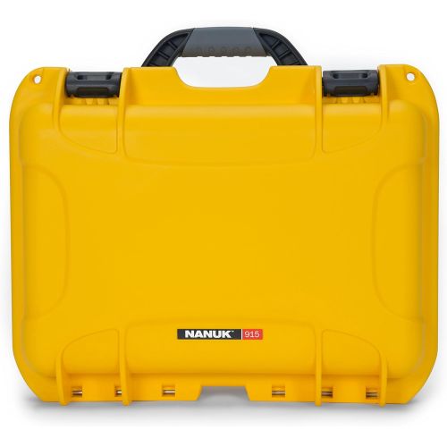  Nanuk 915 Waterproof Hard Case with Foam Insert - Yellow