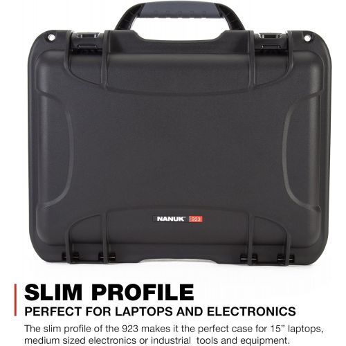  Nanuk 923 Waterproof Hard Case with Foam Insert - Black