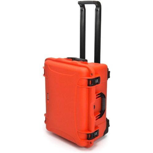  Nanuk 950 Waterproof Hard Case with Wheels and Padded Divider - Orange