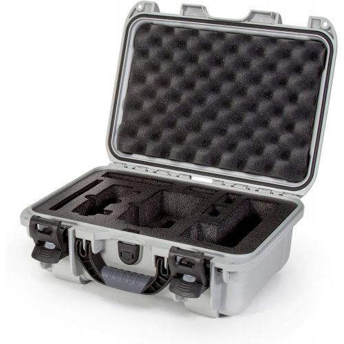  Nanuk DJI Drone Waterproof Hard Case with Custom Foam Insert for DJI Mavic PRO - Silver