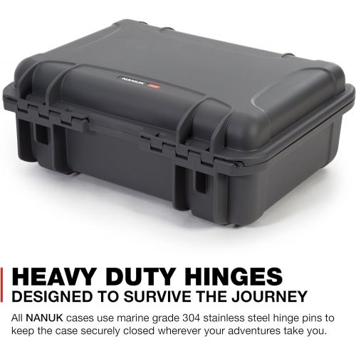  Nanuk 925 Waterproof Hard Case with Padded Dividers - Black