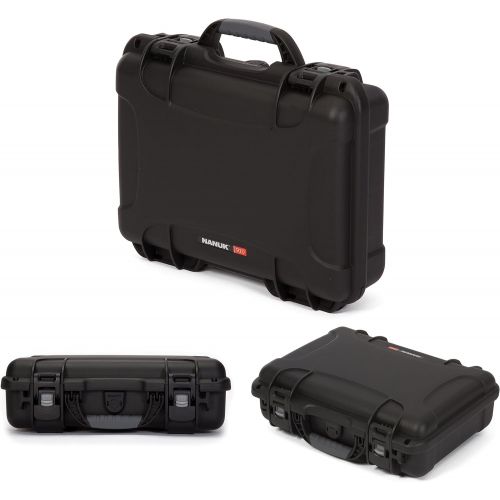  Nanuk Drone Waterproof Hard Case with Custom Foam Insert for DJI Mavic Air Fly More Combo - Graphite