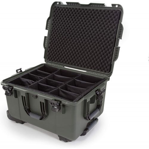  Nanuk 960 Waterproof Hard Case with Wheels and Padded Divider - Black