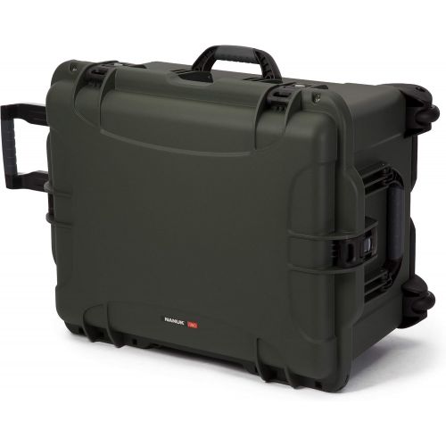  Nanuk 960 Waterproof Hard Case with Wheels and Padded Divider - Black