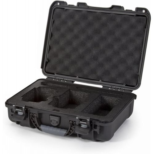  Nanuk Drone Waterproof Hard Case with Custom Foam Insert for DJI Mavic Air Fly More Combo - Black