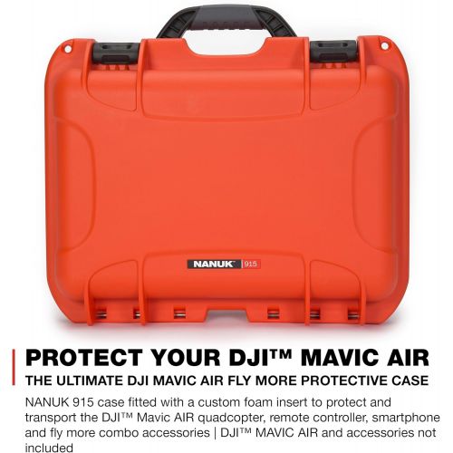  Nanuk DJI Drone Waterproof Hard Case with Custom Foam Insert for DJI Mavic PRO - Olive