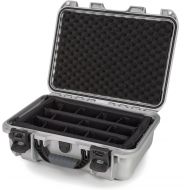 Nanuk 920 Waterproof Hard Case with Padded Dividers - Silver